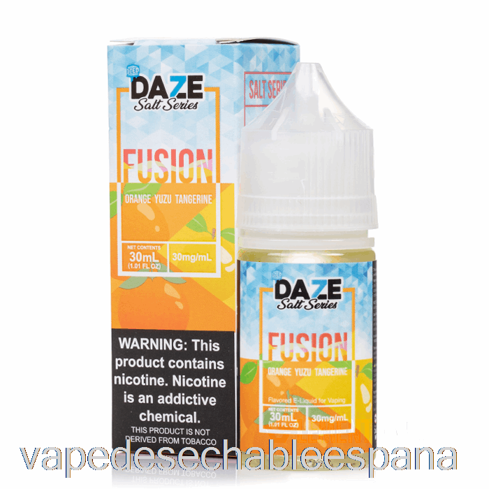 Vape España Iced Orange Yuzu Mandarine - 7 Daze Fusion Salt - 30ml 30mg